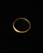 Cartier/ K18 Band Ring Yellow Gold