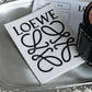 "LOEWE" Stitch accent leather bangle