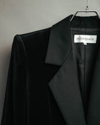 –SPECIAL– “Yves Saint Laurent” 90’s-00’s Velvet tuxedo tailored jacket