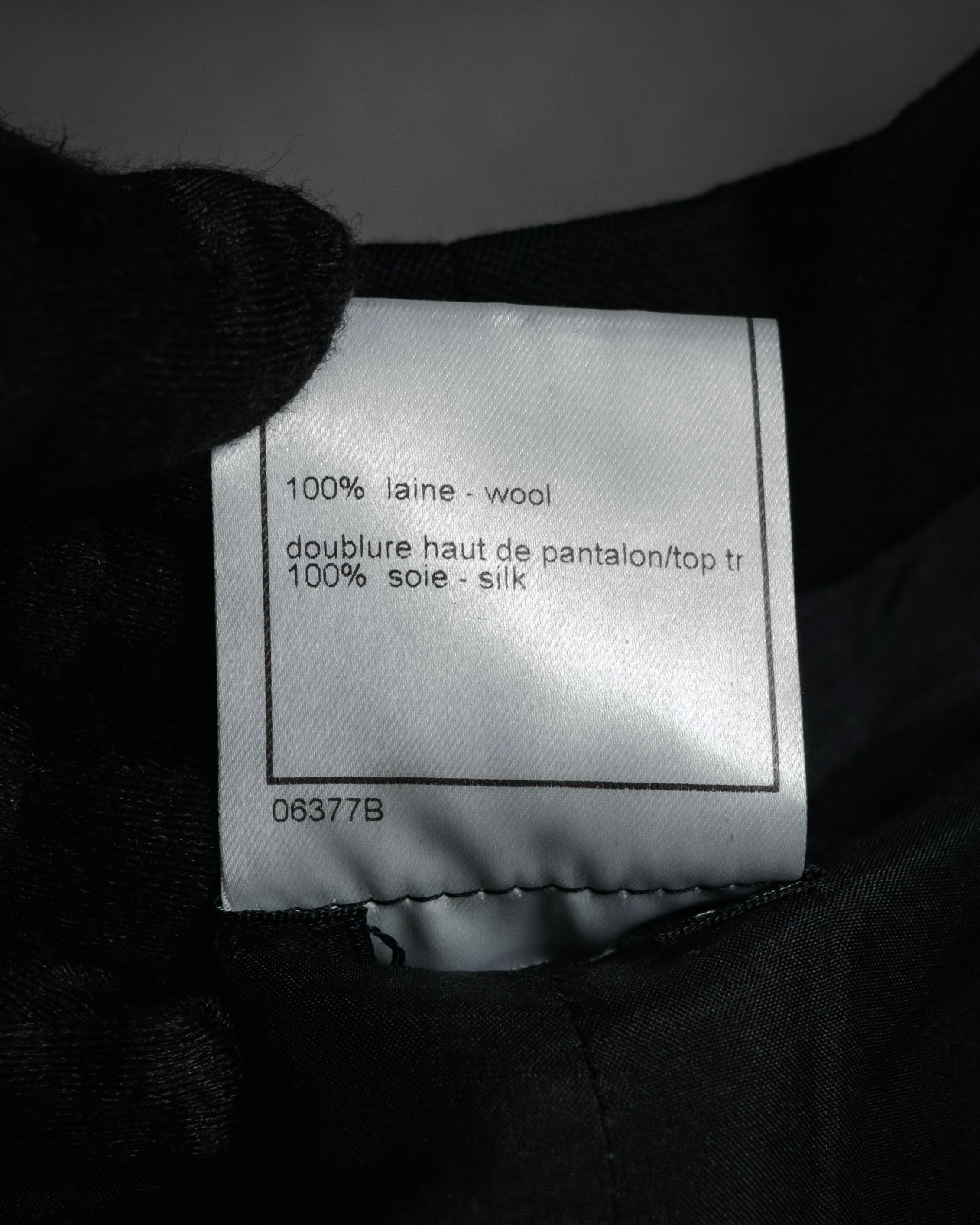 –SPECIAL– “CHANEL” 97AW Wide tuck trousers