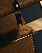 "HERMES" 1993 equestrian linked leather belt
