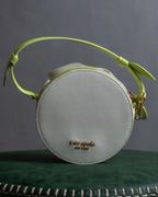 "Kate Spade" 3D rose design round hand bag