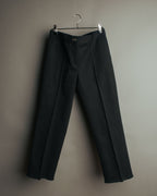 “CHANEL” 2004 Spring grosgrain straight trousers