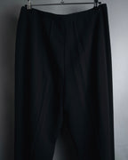 "GIORGIO ARMANI" 90’s Minimalist straight-leg virgin wool slacks