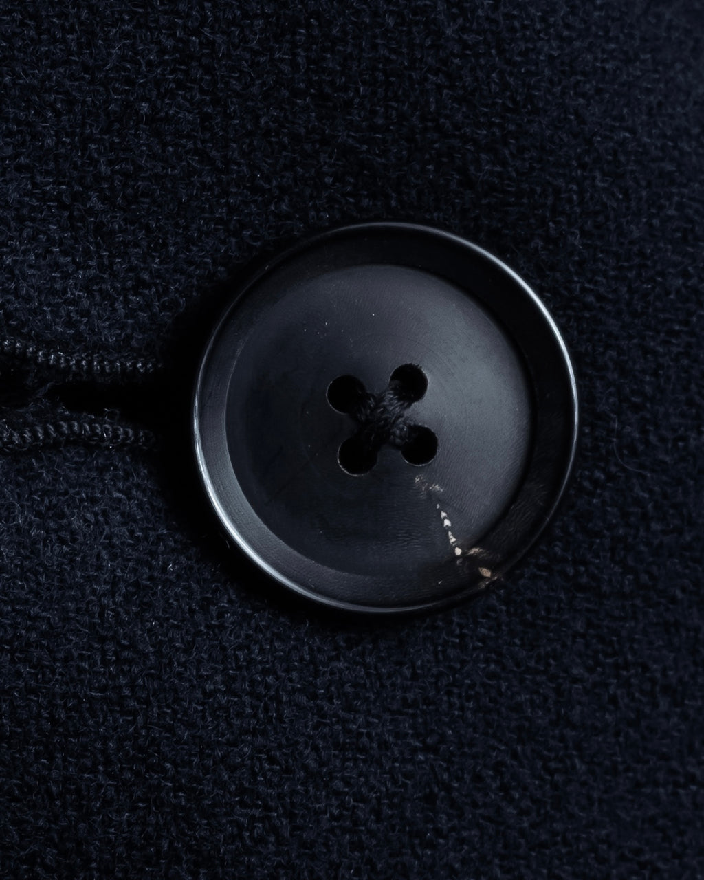 -SPECIAL- "CARUSO"
 Fur collar design belted melton coat