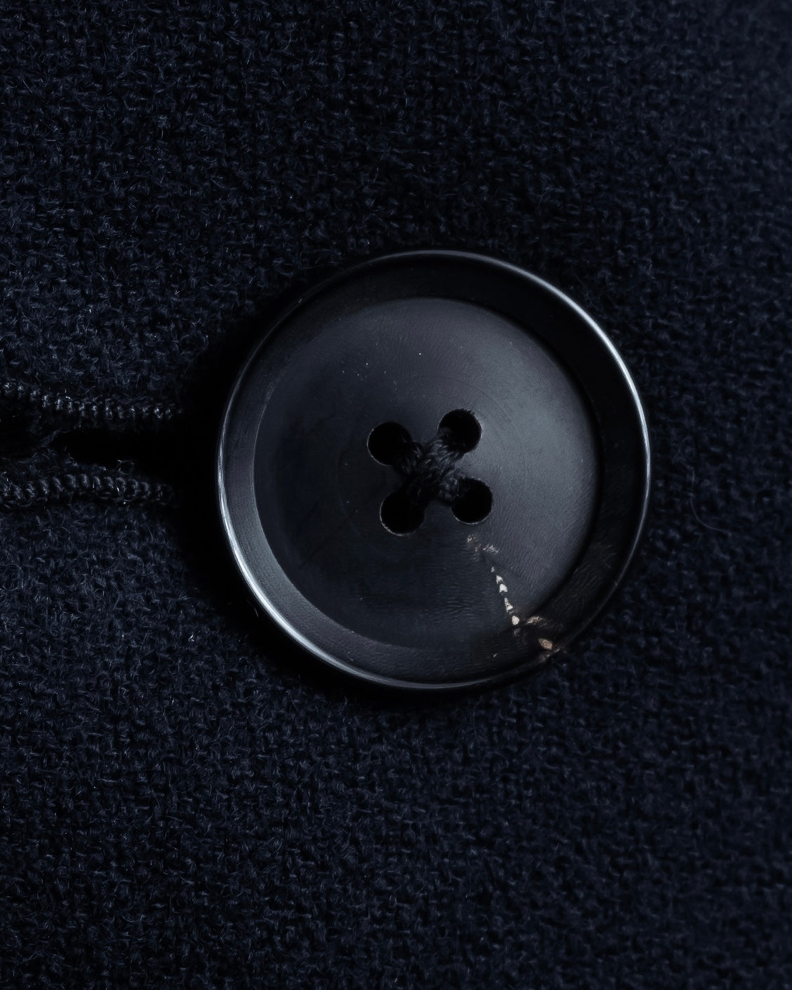 -SPECIAL- "CARUSO"
 Fur collar design belted melton coat