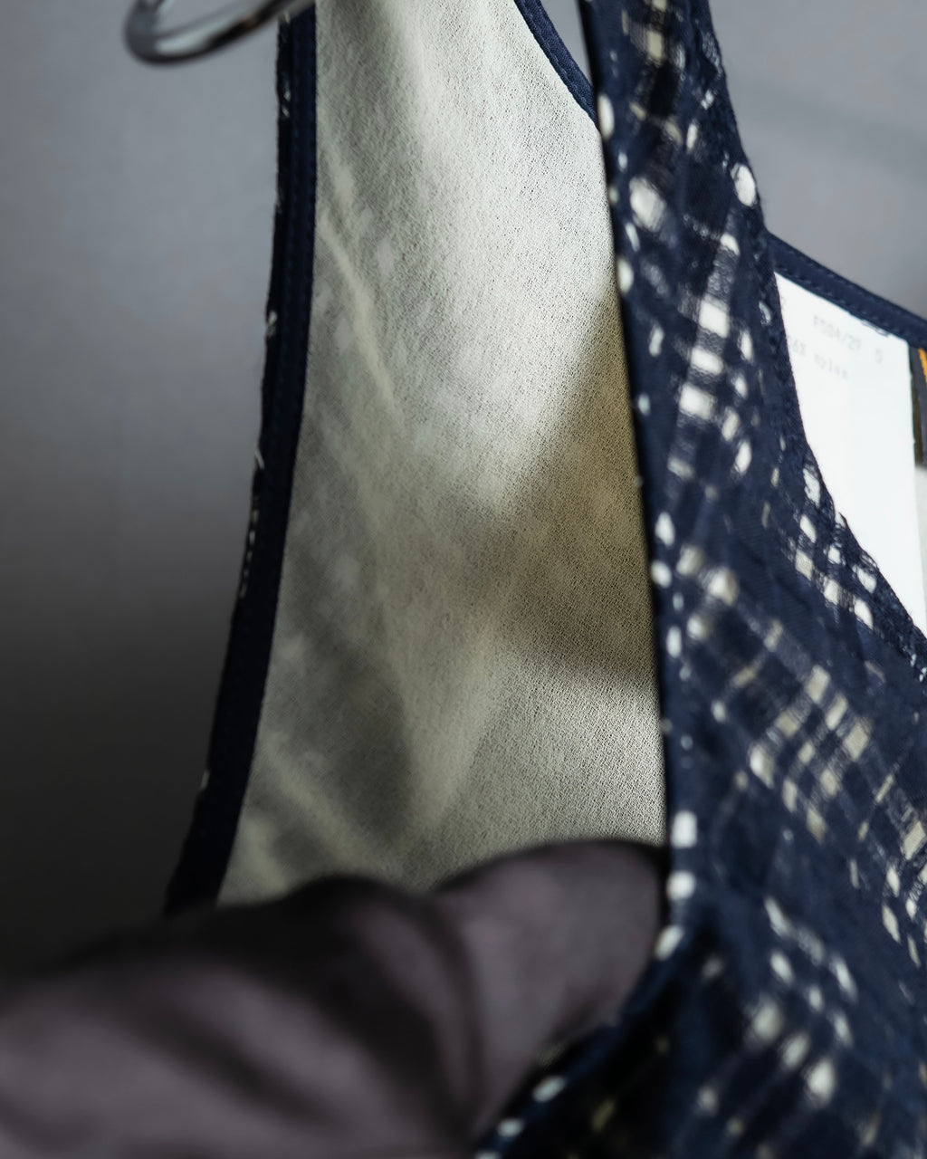 "FENDI" Embroidered check maxi onepiece