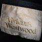 "Vivienne Westwood" Leopard abstract print rounded horizontal shape one handle bag