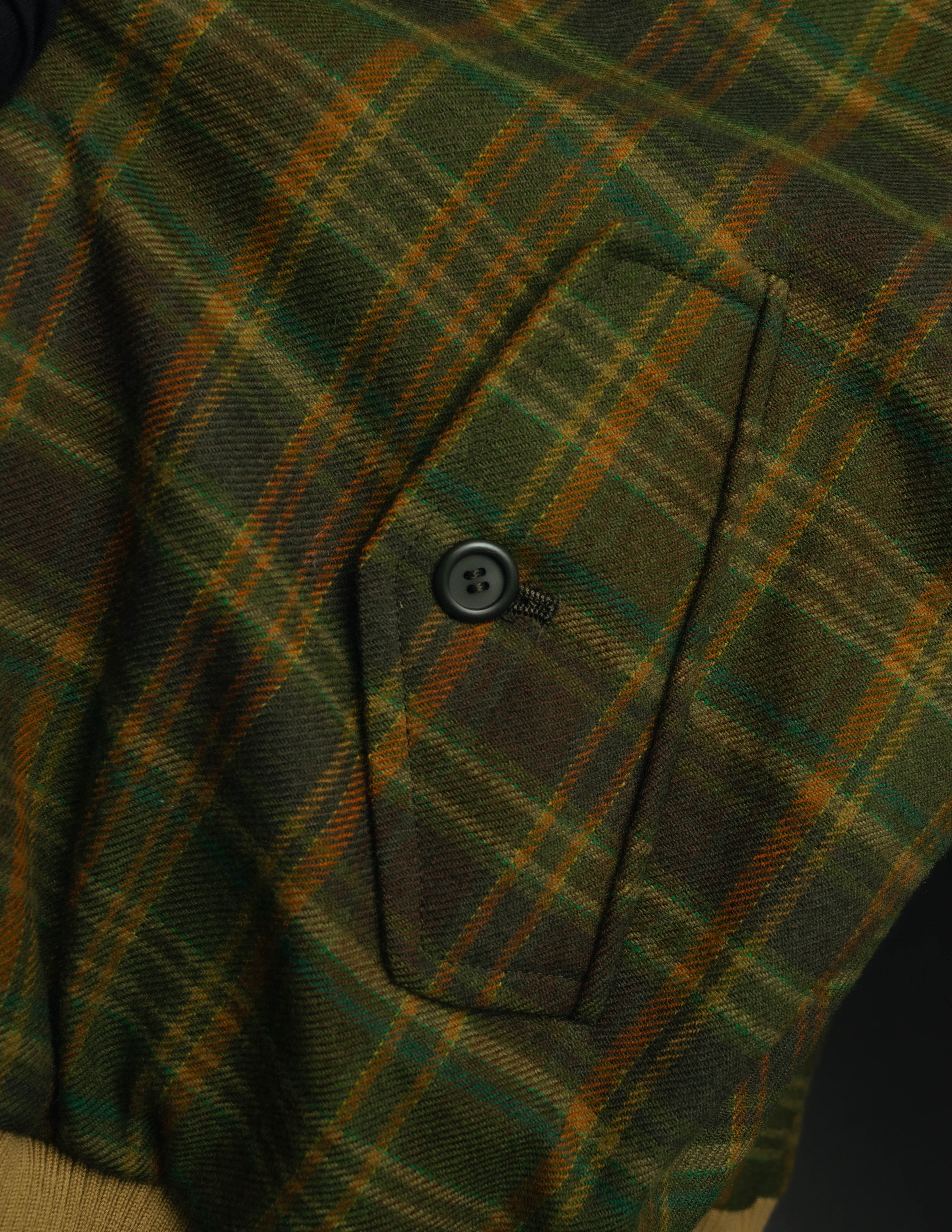 "Christian Dior" 80's-90's Wool plaid blouson and trousers set