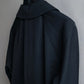 "GIANNI VERSACE" Soutien collar docking mid length wool coat