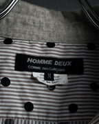 “COMME des GARÇONS HOMME DEUX” 17AW Polka dot stripe shirt
