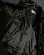 “Max Mara” 90’s-00’s metallic velour jacket
