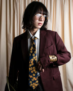 "CHANEL" Jewelry pattern silk necktie