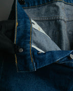 “Balenciaga” 2016-18’s tapered denim pants with neon back patch