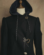 "BALENCIAGA" 2022 Distressed hooded long coat