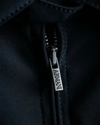 "ARMANI" Minimal design stand up collar blouson