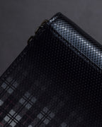 "MAISON MARGIELA" Check pattern gradient design chain shoulder leather wallet bag