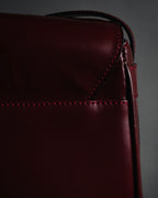 "CELINE" 2019-22 Heritage turn-lock box calf shoulder bag