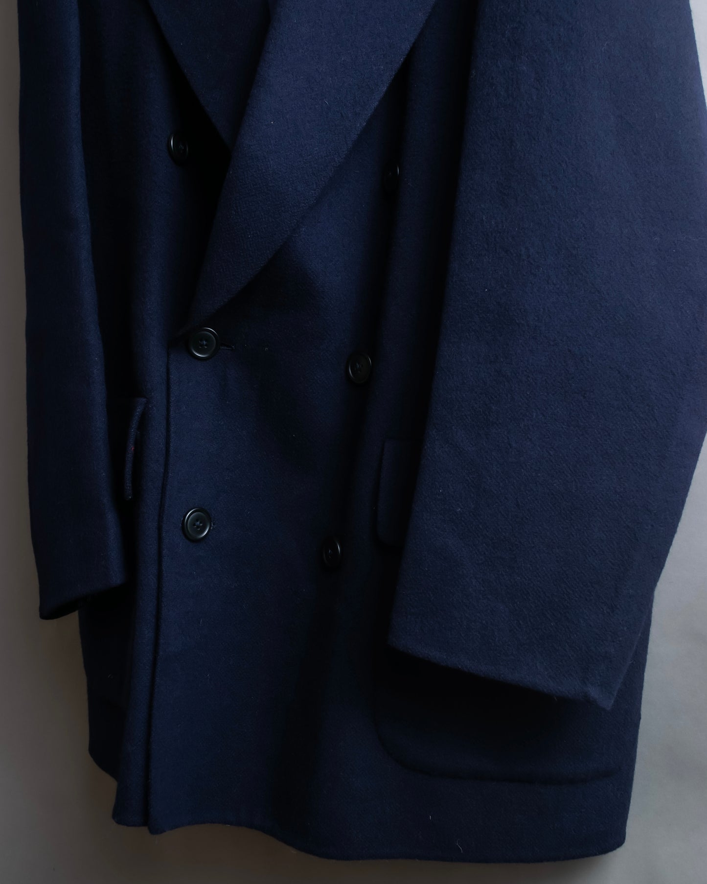 "BURBERRYS" Oversized wide lapel tailored coat