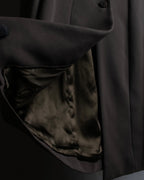 "Christian Dior Boutique Paris" Beautiful waist-shape shawl collar long coat