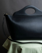 "BURBERRY" Suede switching design 2way shoulder bag