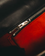 "Salvatore Ferragamo" 90's-00's Woven leather shoulder handbag