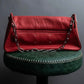 "MAISON MARGIELA 2001SS" Horizontal design silver chain handle leather bag