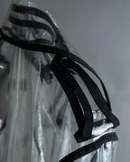 "DOLCE &amp; GABBANA" 23SS PVC material oversize trench coat