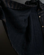 "FENDI" Pecan stripe pattern A-line silhouette coat