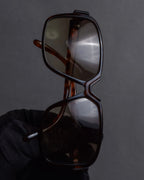 "Christian Dior Monsieur" Red temple gradient frame monsieur sunglasses