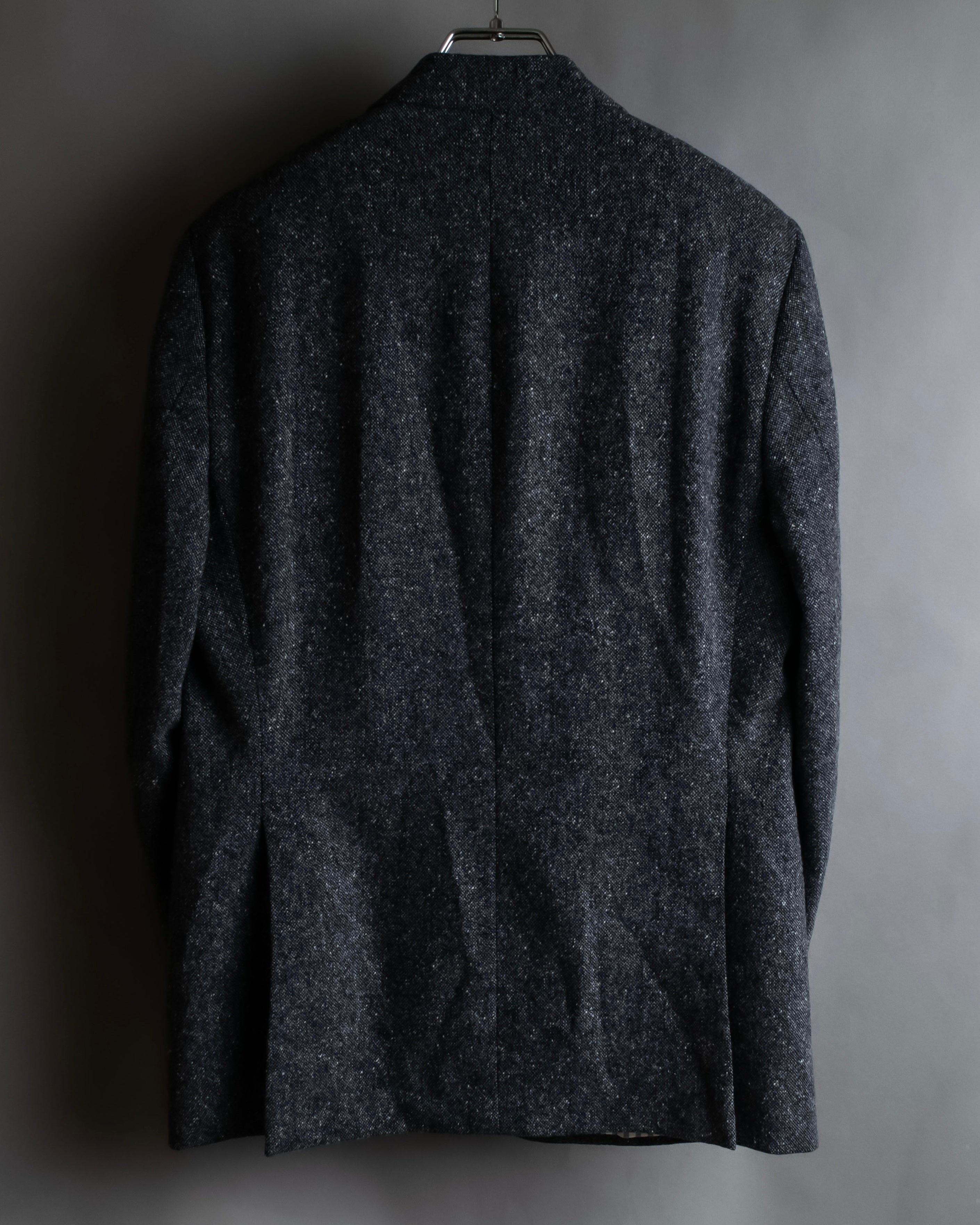 "THOM BROWNE" 3-button napped tweed tailored jacket