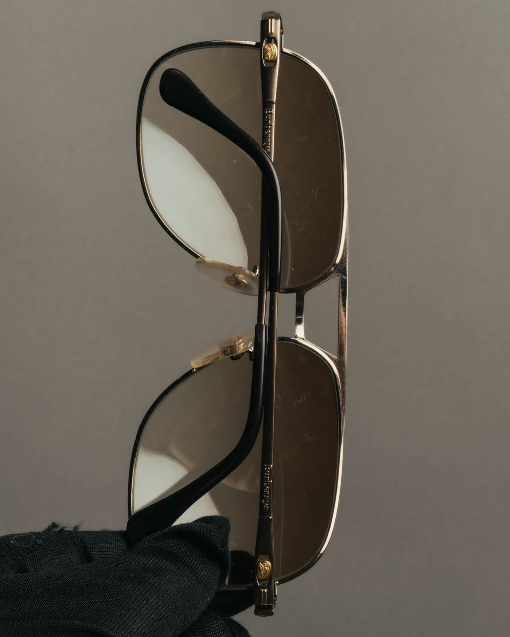 "Burberrys" 90's Classic metal aviator sunglasses