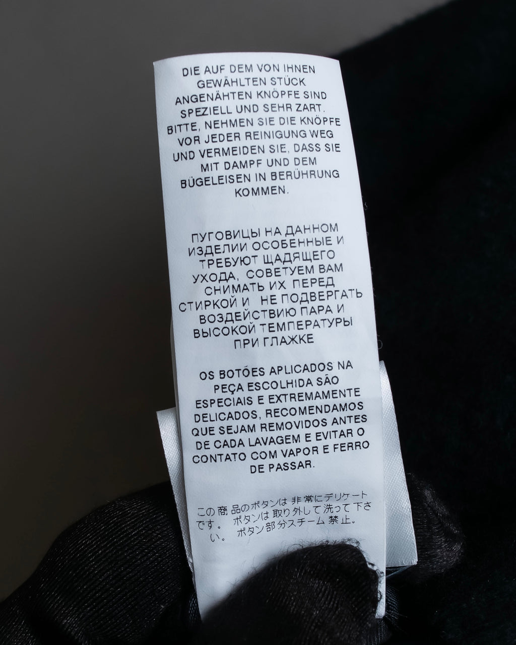 "DOLCE & GABBANA" Double-breasted bejeweled button check pattern jacket