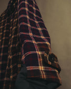 “sacai” 2010's Tartan wool cashmere padded hybrid coat