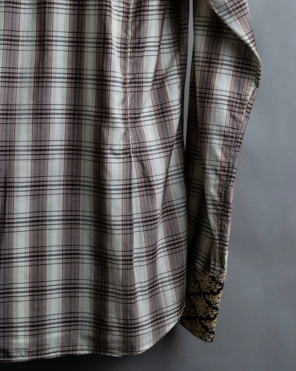 "GUCCI" Floral and checkered western shirt