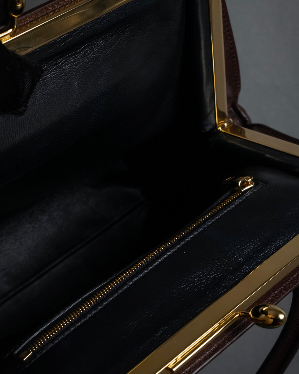 "JIL SANDER" Goji frame structured leather bag