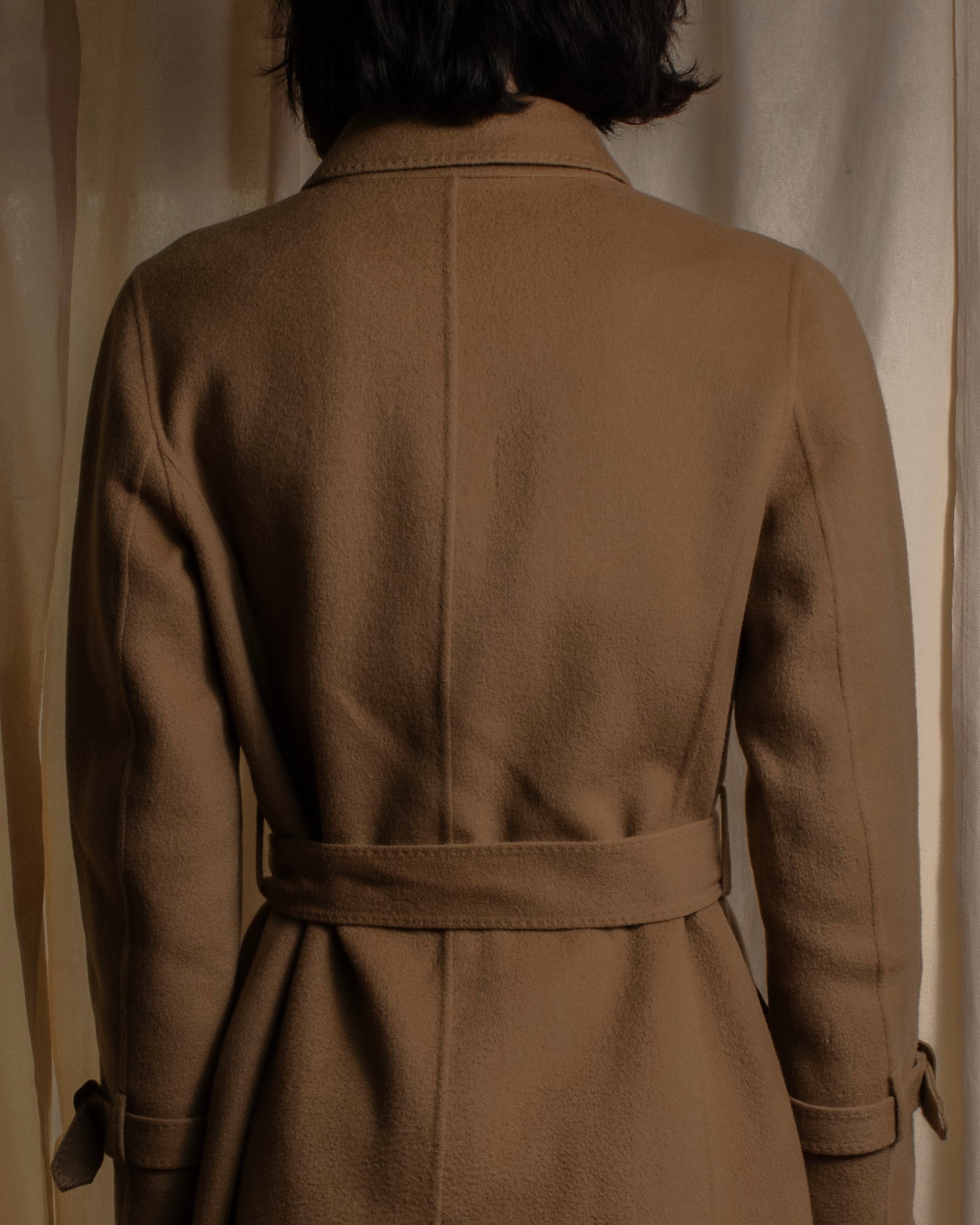 "Aquascutum" Traditional detail belted long trench coat