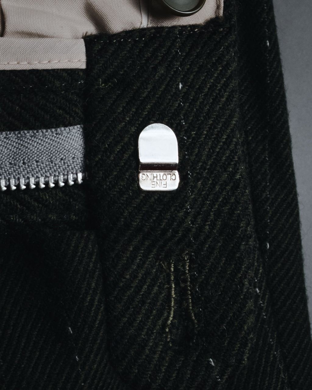 "Yves Saint Laurent diffusion hommes" 80’s-90’s structured glitter pinstripe wool suit set-up