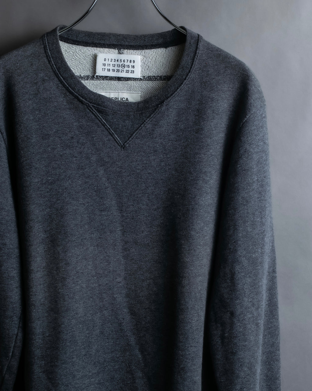 "MAISON MARGIELA" Replica series elbow patch sweat