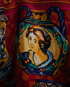 “GUCCI” 2016–2020 Ceramic motif silk foulard scarf