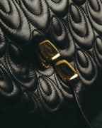 "Valentino Orlandi" 80's-90's Sculptural quilted leather shoulder bag