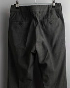 "PRADA" Sharkskin wool minimal tailoring set up