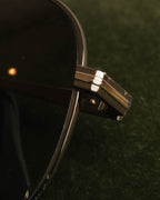 "Burberrys" 90's Classic metal aviator sunglasses