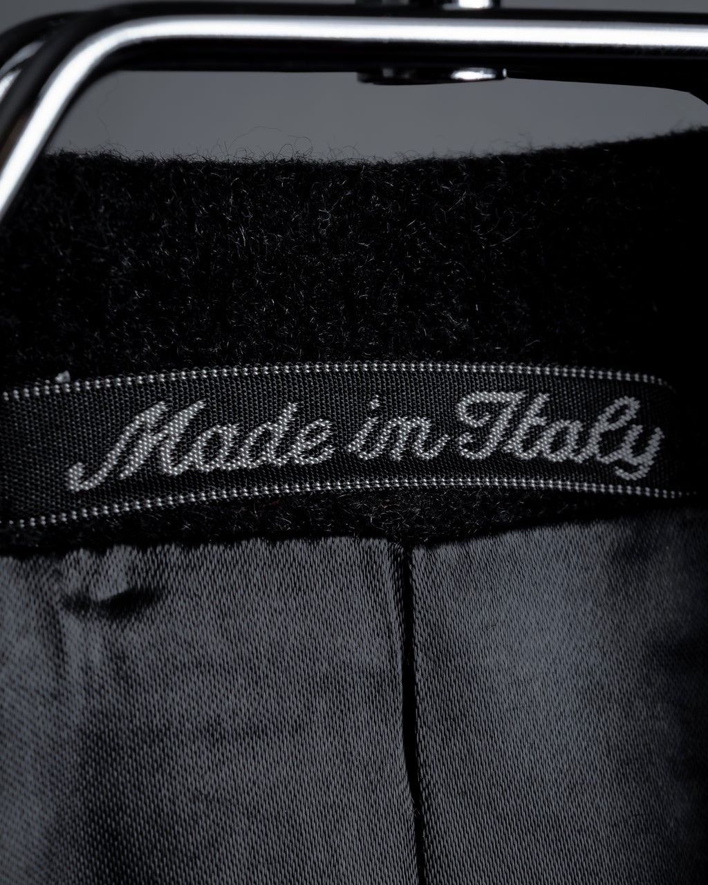 "GIORGIO ARMANI" Double-breasted charcoal gray super maxi chester coat