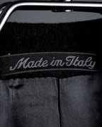 "GIORGIO ARMANI" Double-breasted charcoal gray super maxi chester coat