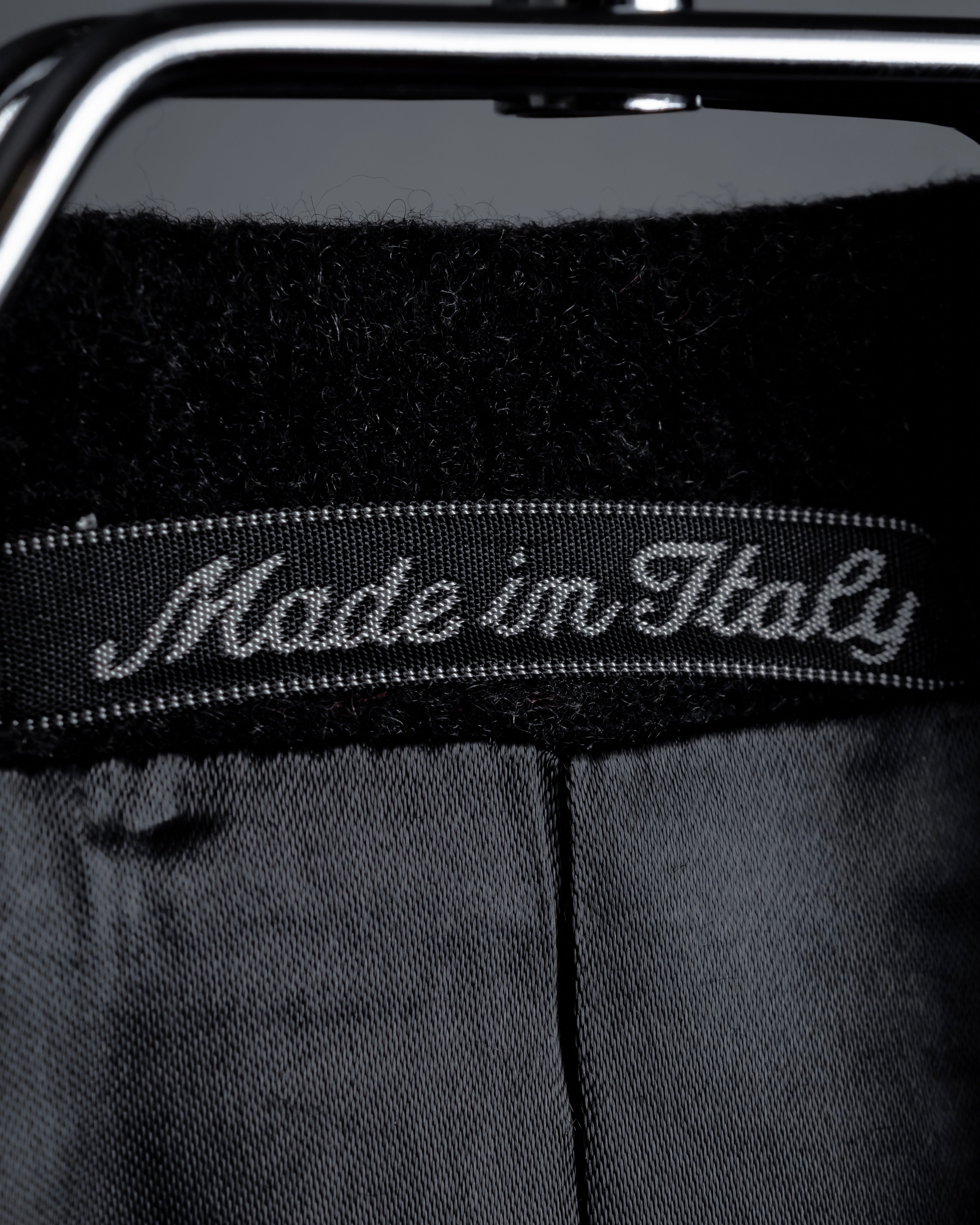 "GIORGIO ARMANI" Double-breasted charcoal gray super maxi chester coat