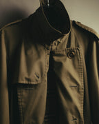 “Burberrys” 80’s Heritage check long trench coat