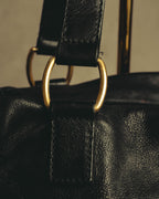 "Yves Saint Laurent" 00's-10's Slouchy leather downtown tote bag