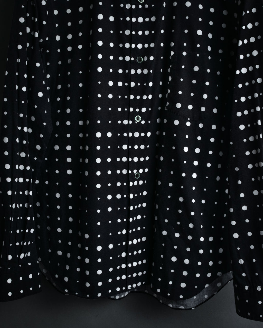 “COMME des GARÇONS” 2010SS Graphic polka dot cotton shirt