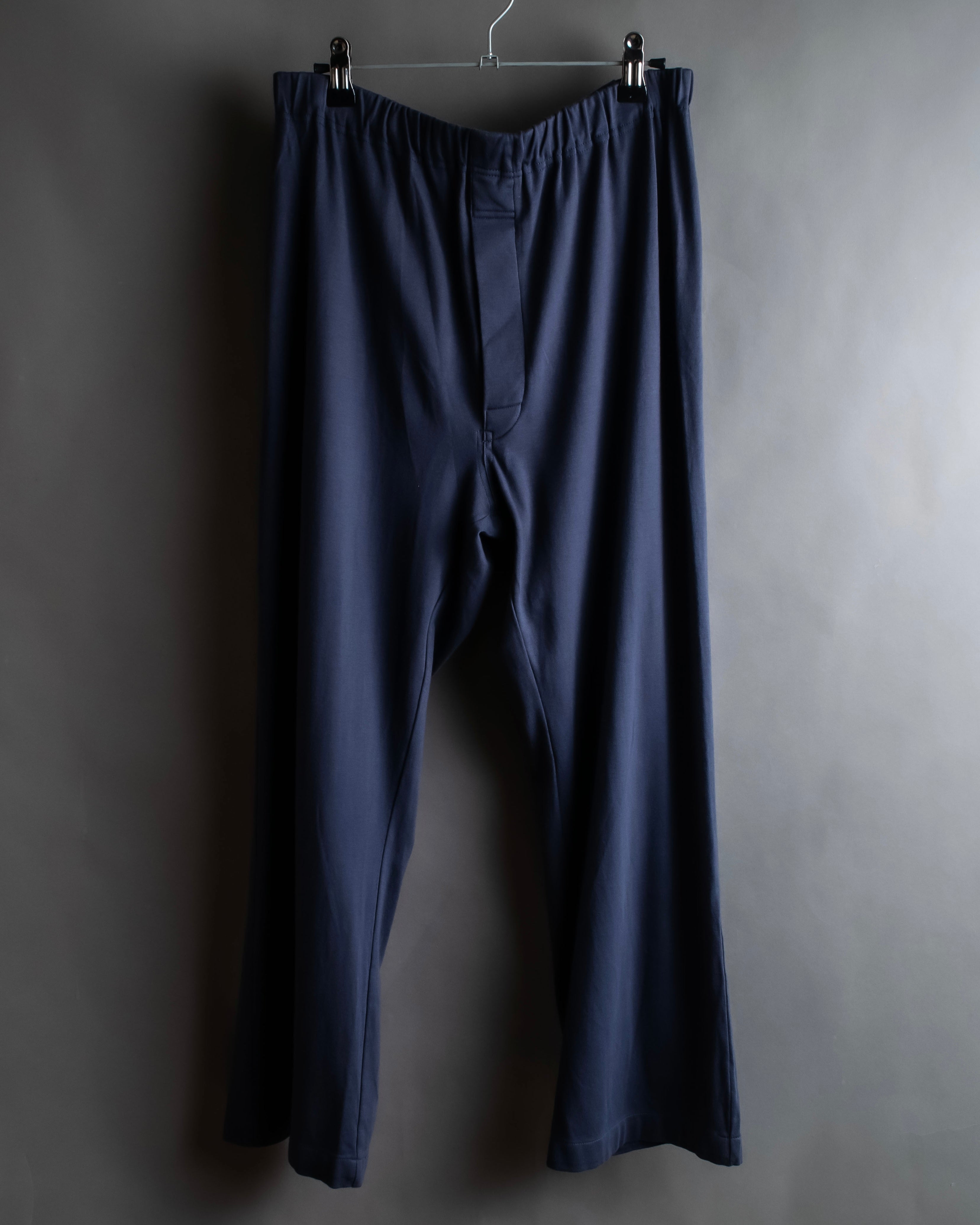 "CELINE" Piping design blue pajama set up